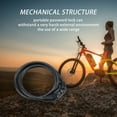 thumbnail image 3 of Bicycle Lock Code Key Locks Bike Cycling Password Combination Security Steel Wire Locks Bicycle Accessories, 3 of 9