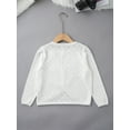 thumbnail image 4 of YONGHS Flower Girl Long Sleeve Button Knit Bolero Shrugs Cardigan Sweater Party Dress Cover Up Bowknot White 2-3, 4 of 7