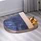 thumbnail image 1 of Zapatilla tipo nido para gatos semicerrada, saco de dormir para otoño e invierno, tienda de campaña autocalentable para gatos, casa cálida para gatos, , azul, l Yinane Camas para gatos, 1 of 8