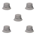 thumbnail image 3 of VONKY Comfortable And Breathable Fisherman Hat For Sun Protection Sunscreen Fisherman Cap Hat Summer gray 58cm 5Set, 3 of 6