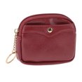 thumbnail image 3 of Unique Bargains 1 Pc Coin Purse Wallet Portable Square With Rounded Corners Coin Purse Pouch Red, 3 of 5
