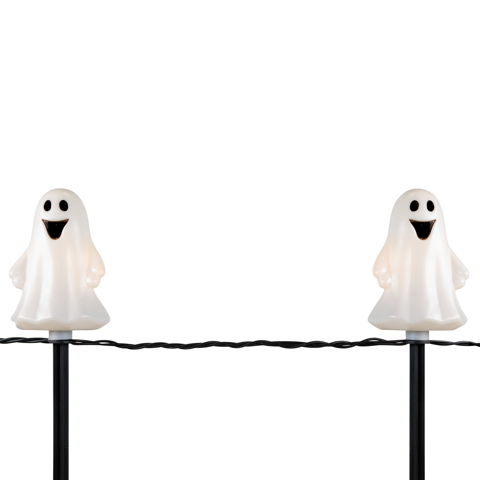 Northlight Lighted Ghost Shaped Halloween Outdoor Pathway Markers - 13" - Set of 5