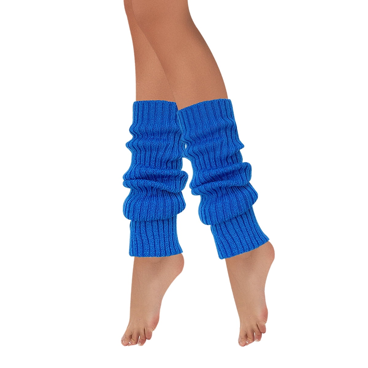 Neon Blue Leg Warmers