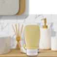 thumbnail image 6 of EHJRE Travel Bottles for Toiletries Refillable Locking Lid Travel Accessories Gifts Resuable Travel Size Container Travel Dispenser gray yellow, 6 of 8