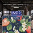 thumbnail image 3 of Bathroom Scale, Highly Accurate Digital Body Scale,Precisely Measures Weight up to 400 lbs-Retro Strawberry Pattern Seamless, 3 of 4
