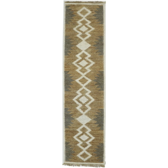 Braided Style Jute Sumak 3X10 Modern Runner Rug