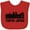 Red, variant on Inktastic Tokyo Japan City Skyline with Grunge Boys or Girls Baby Bib