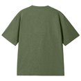 thumbnail image 5 of Mens Waffle Knit Short Sleeve Henley, Lightweight Athletic Fit Tee, Breathable Casual Wear for Summer & Gym, 3XL, 5 of 5