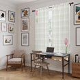 thumbnail image 5 of Pink Spring Floral Kitchen Curtain for Berdoom Living Room Cafe 72 Inch Length, Tulip Yellow Plaid Summer Botanical Tiers Curtains Light Filtering Drapes Window Treatment 2 Panels 52"Wx72"L, 5 of 8