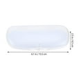 thumbnail image 4 of SHISUYAN 2Pcs PVC Frosted Eyeglasses Boxes Sunglasses Storage Boxes (Transparent), 4 of 5