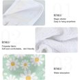 thumbnail image 5 of SKYSONIC Hanging Kitchen Towel 12 x 17 Inch Small White Daisies Towel Set 2 Pieces of Dry Towels, 5 of 7