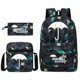 thumbnail image 1 of Hiphop TV the umbrella academy mochila impresa para estudiantes, bolsa de viaje para ordenador portátil, bolso de hombro, estuche para lápices, 3 piezas por juego Fivean  unisex, 1 of 2