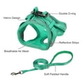 thumbnail image 2 of Unique Bargains 1 Set Dog Harness and Leash Combo Escape Proof No Pull Vest Harness for Small to Medium Dogs Green XXS, 2 of 7