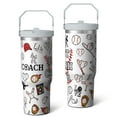 thumbnail image 2 of 1pc Baseball Coach 30oz Tumbler with Straw & Handle - Insulated Stainless Steel Cup | Holiday Gift for Man Women (Christmas, Valentine's, Birthday), 2 of 7