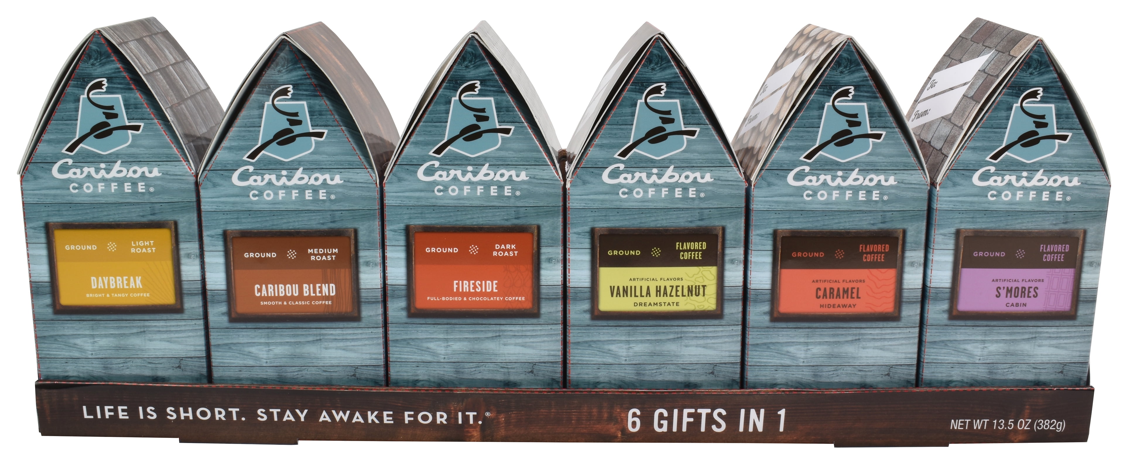 Caribou Coffee® Cabin Boxes Coffee Gift Set, 6 Pieces - Walmart.com
