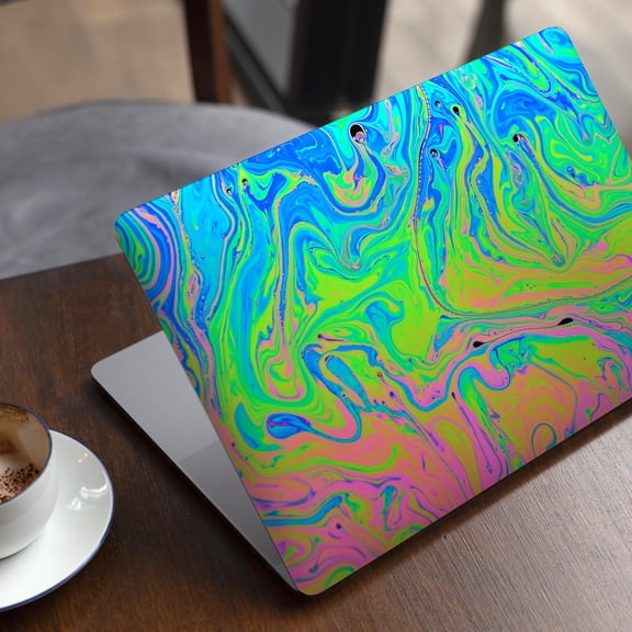 DesignSkinz Neon Color Swirls Full-Body Skin Decal Wrap Cover for MacBook 12" Retina (A1534)