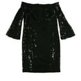 thumbnail image 2 of Ralph Lauren Womens Off The Shoulder A-Line Dress, 2 of 2