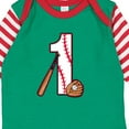 thumbnail image 4 of Inktastic Baseball First Birthday One Year Old Boys or Girls Long Sleeve Baby Bodysuit, 4 of 5