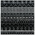 thumbnail image 5 of SAFAVIEH Tulum Coriander Moroccan Geometric Area Rug, Black/Ivory, 4' x 6', 5 of 11