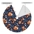 thumbnail image 2 of Yiaed Cute Foxes Print Christmas Tree Skirt , Tree SkirtsTree Mat for Christmas Winter Holiday Indoor Decorations-30", 2 of 7