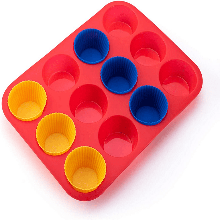 Multicolor Mini Silicone Bento Cubes Set of 8