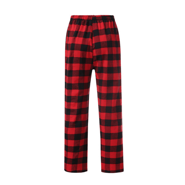 Pantalones De Pijama Para Mujer - Rojos, Cómodos, Con Bolsillos Y Cintura Ajustable