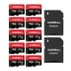 thumbnail image 1 of Tarjeta micro SD EASTBULL de 128 MB, paquete de 10 unidades de vídeo Full HD UHS-I U1, 1 of 6