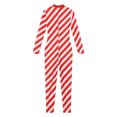 thumbnail image 4 of Disfraz navideño de bastón de caramelo para mujer, traje de gimnasia y ballet, mono leotardo de baile para patinaje artístico, mono con cremallera trasera, 4 of 5