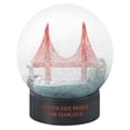 thumbnail image 2 of Golden Gate Bridge San Francisco Fog Snow Globe, 2 of 3