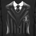thumbnail image 2 of Men's Wednesday Nevermore Academy Uniform Sweatshirt Black 3X Large, 2 of 4