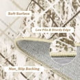 thumbnail image 7 of Garvee 6'x9' Washable Area Rug, Modern Abstract Bordered Rug Non-Slip Stain-Resistant Soft Accent Rugs Carpet for Living Room Bedroom Home Office, Coffee, 7 of 7