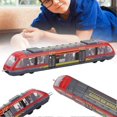 thumbnail image 5 of KAIYANG Mini modelo de coche, modelo de tren de aleación de simulación, modelo de coche de fundición a presión de metal para niños (azul) rojo, 5 of 5