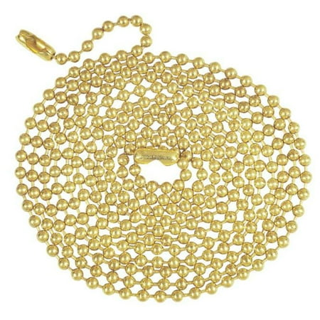 Westinghouse 70168 Beaded Chain, 5', Brass Finish,Each