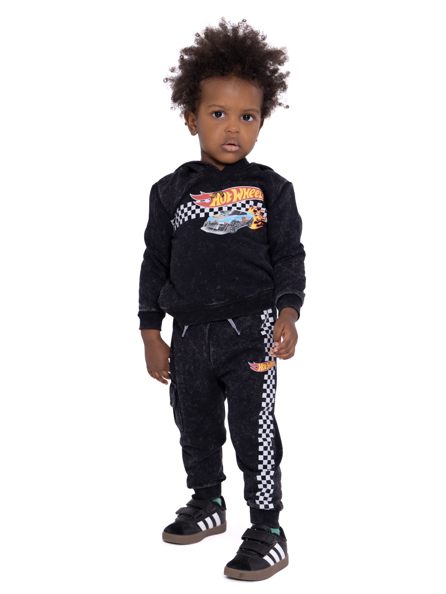 Hot Wheels Toddler Boy Hoodie and Joggers Set, Sizes 12M-5T