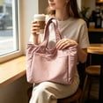 thumbnail image 2 of Leodye 1PCS Women Large Capacity Casual Tote Shoulder Bag, Multi-Pocket Handbag with Wet Dry Separation for Gym Shopping Daily Travel -18.11 × 12.2 × 6.29 in, 2 of 6