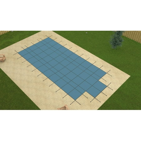 Hpi 20x40 Aqua Master Blue Solid Rectangle Swimming Pool Safety