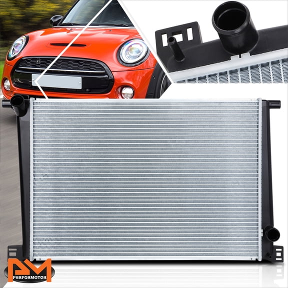 PM PERFORMOTOR Full Aluminum Core OE Replacement Radiator for 07-16 Mini Cooper AT/MT DPI-13167