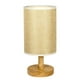 thumbnail image 2 of Lámpara de mesa para dormitorio | Lámpara de mesita de noche regulable de 3 vías con bombilla LED | Base de madera maciza, pantalla redonda de tela de lino | Cabecera, Oficina, Dormitorio | 1 pieza, 2 of 8