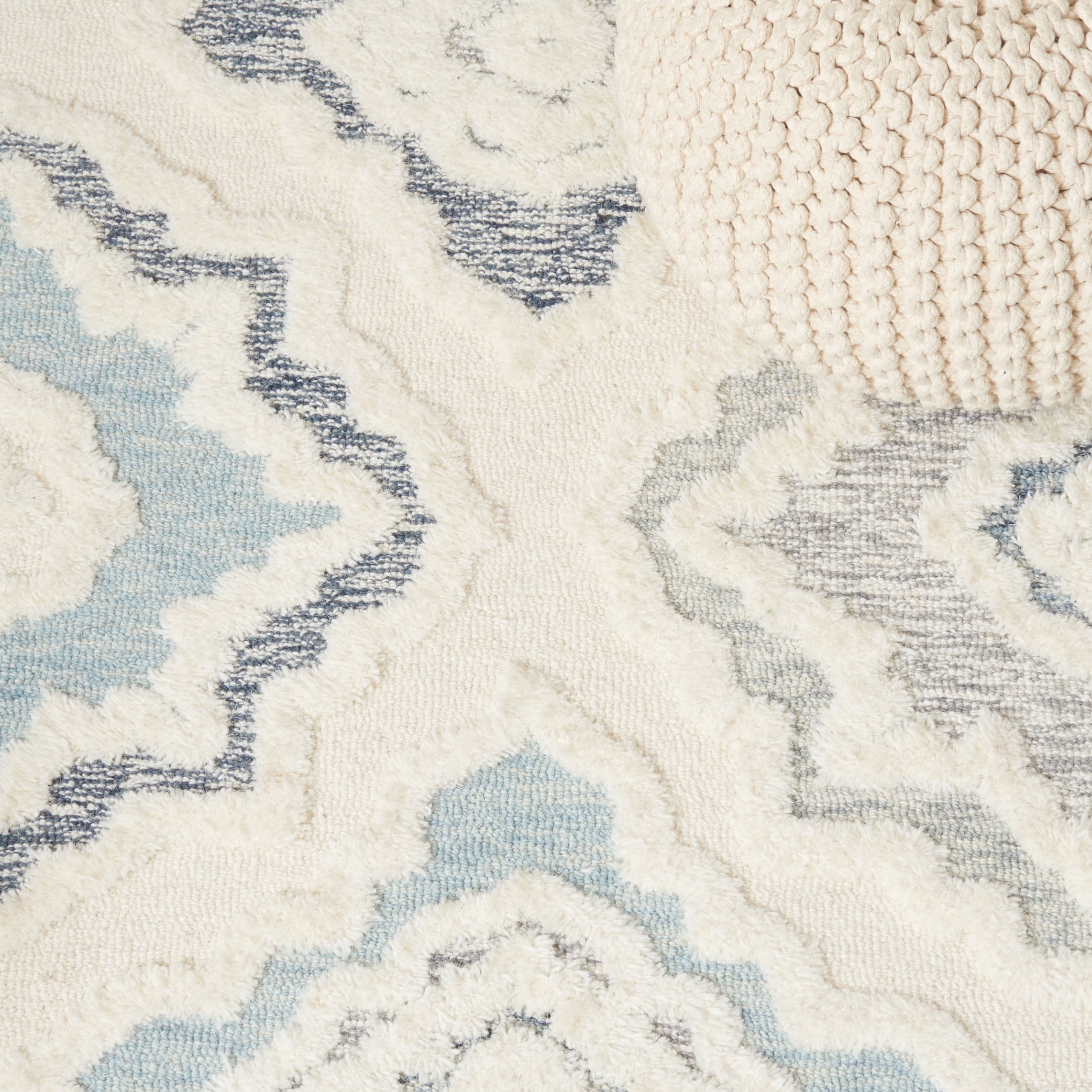 Safavieh Metro Deena Medallion Area Rug, Ivory/Light Blue, 8' x 10'