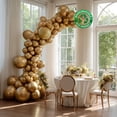 thumbnail image 3 of Efavormart Biodegradable Balloon Arch Kit – Set of 110 Gold Latex Garland, Extra Strong & Eco-Friendly, 3 of 3