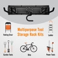 thumbnail image 2 of Garage Garden Tool Storage Rack Organizer Wall Mount, Yard Shovel Rack Holder Organization, Heavy-Duty Extra Width Panels for Hanging Landscaping Equipment, 2 of 7