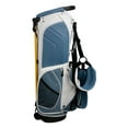 thumbnail image 4 of PowerBilt Golf TPS Dunes 14-Way Top Dual Strap Stand Bag, Blue/White -, 4 of 5