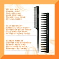 thumbnail image 4 of Cantu Style Carbon Fiber Hair Combs, 2 Pc, 4 of 6