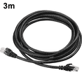 thumbnail image 2 of Cable Ethernet Cat6 Cable LAN de red plano Gigabit con clips de cable Conectores Rj45 sin enganches para computadora/módem/enrutador/X-Box más rápido que Cat5e/Cat5 Xemadio 2035258-2, 2 of 9