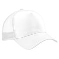 thumbnail image 1 of Beechfield - Gorra/Visera hombre/chico Media tejido de abeja transpirable  (Paquete de 2) (Blanco/Blanco), 1 of 3