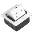 thumbnail image 4 of Floor Electrical Outlet, EU Standard Embedded Floors Socket  Sealing  For Shopping Malls For Office Quick Pop Up, 4 of 8