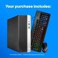 thumbnail image 4 of Restored HP 400G5 ProDesk Desktop PC | Windows 11 Pro | Intel i5-8500 | 16GB RAM - 250GB NVME + 500GB SSD | RGB Keyboard & Mouse | AX200 WiFi + BT | Home Office Computer (Refurbished), 4 of 7