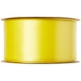 thumbnail image 3 of Offray Ribbon, Lemon Yellow 1 1/2 inch Single Face Satin Polyester Ribbon, 12 feet, 3 of 8