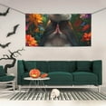 thumbnail image 2 of Pofeuu Colorful Flower Meditating Hamster Print Colorful Yard Festival Banner Sign Party Outdoor & Indoor Party Decoration Banne Festival Yard Sign-Small, 2 of 8