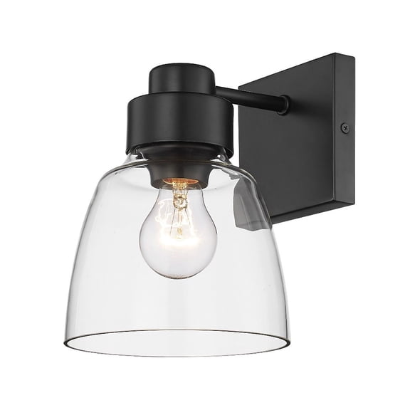 Golden Lighting Remy 1-light Wall Sconce in Matte Black